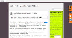 Desktop Screenshot of highprofitcandlestickpatterns.com